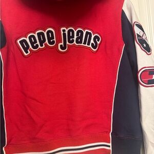 Pepe Jeans Red and Black Sports jacket